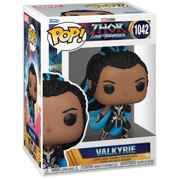 New - Funko Pop Marvel: Thor Love & Thunder, Valkyrie and Miek - Picture 2 of 7